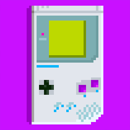 NFT Pixel Art 90's Nintendo's Gameboy on OpenSea