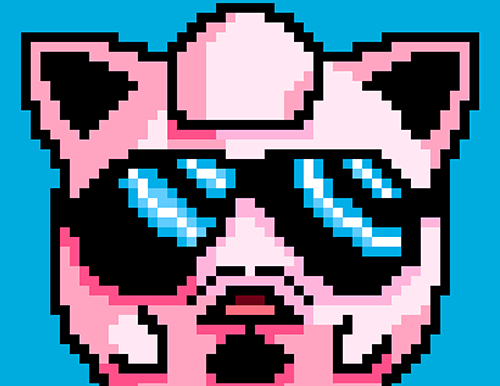 NFT entitled Jiggly Puff Daddy Pixel Art on OpenSea